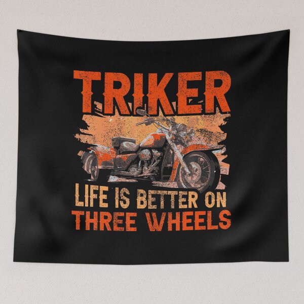 Item preview, Triker - Life Is Better On Three Wheels - Motorcycle Trike designed and sold by brokgoingsa.