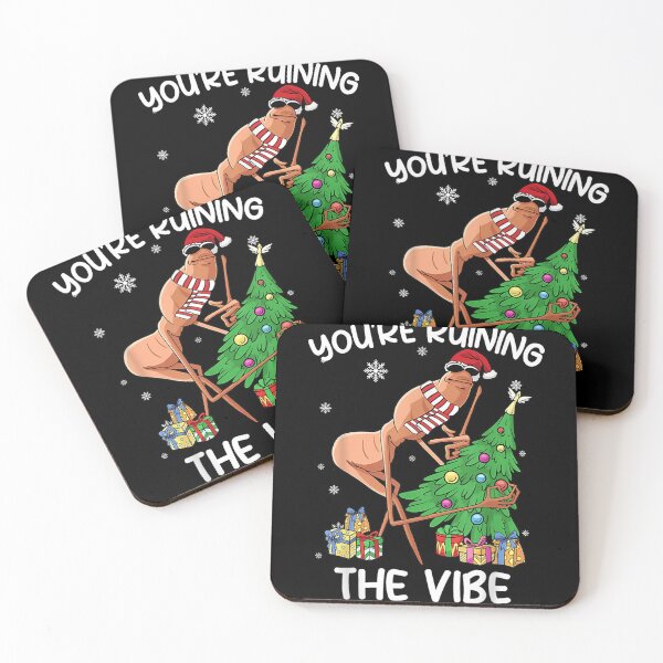 Item preview, You Are Ruining The Vibe Funny Christmas Stick Figure Holiday Humor designed and sold by DunciOcukino.
