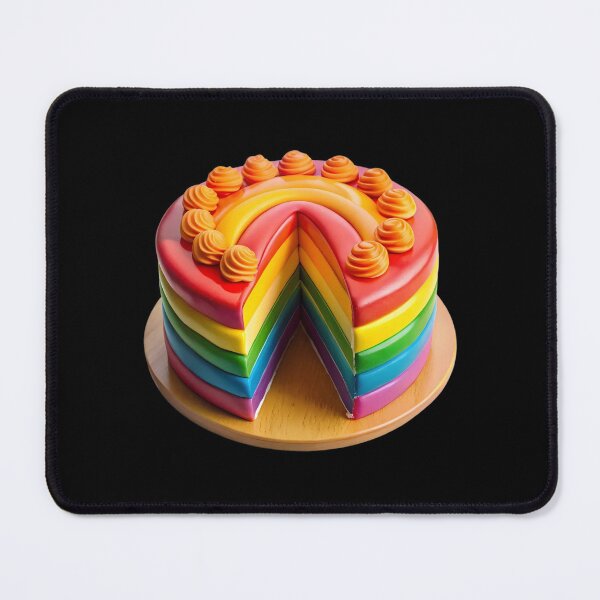 Item preview, 3D Stylized Layered Rainbow Cake designed and sold by Jirada.