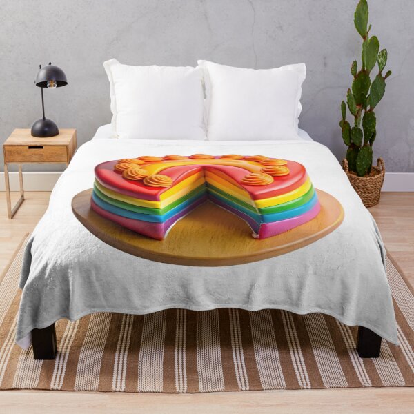 Item preview, 3D Stylized Layered Rainbow Cake designed and sold by Jirada.