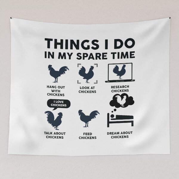 Item preview, Things I Do In My Spare Time Rooster Chicken Lover designed and sold by LounisArt.