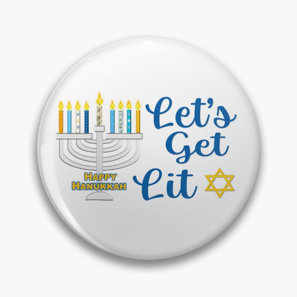 Item preview, Let’s Get Lit – Funny Hanukkah Menorah Design designed and sold by 5adraval.