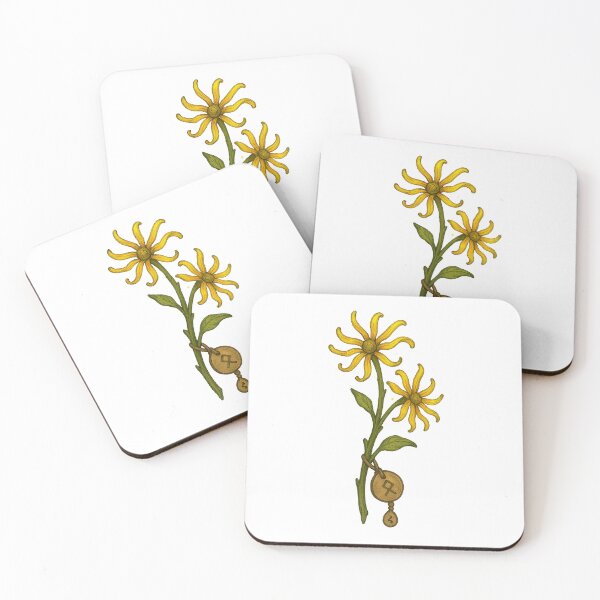Item preview, Sunbloom Herb sticker – Radiant Alchemy Flower of Vitality designed and sold by AlcheArtsStudio.