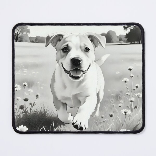 Item preview, Puppy dog playing in a field.  designed and sold by Nomad-Maynard.