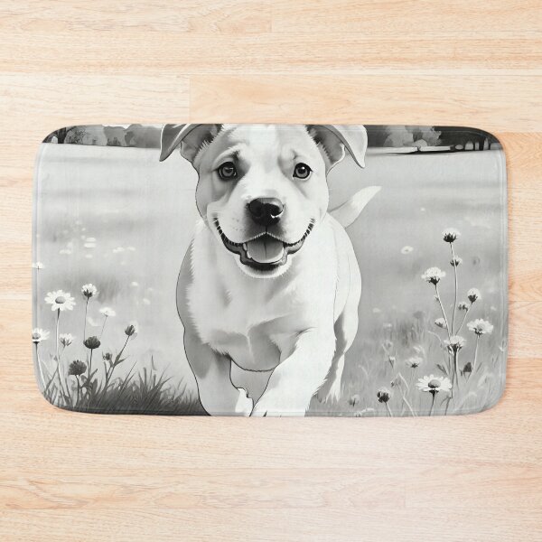 Item preview, Puppy dog playing in a field.  designed and sold by Nomad-Maynard.