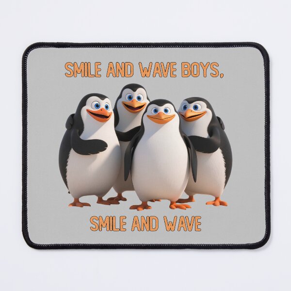Item preview, Penguins smile and wave designed and sold by hitNmiss.