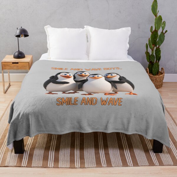 Item preview, Penguins smile and wave designed and sold by hitNmiss.