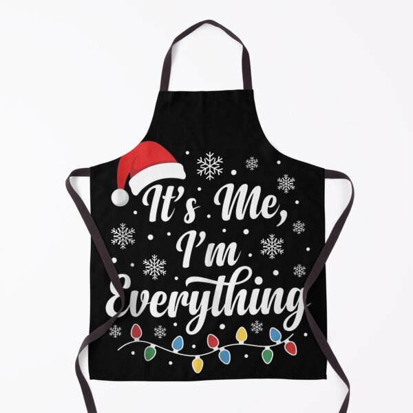 Item preview, Its Me Im Everything Festive Christmas Typography With Colorful Holiday Lights designed and sold by DunciOcukino.