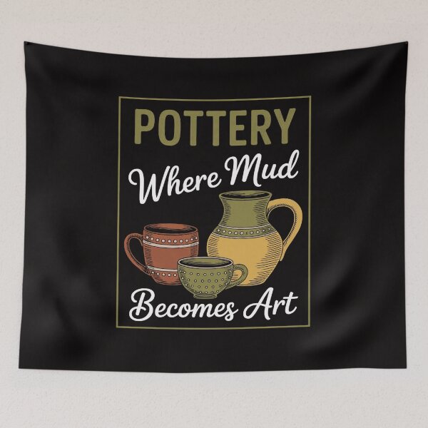 Item preview, Where Mud Becomes Art, Pottery Maker and Ceramicist designed and sold by banbopbii.