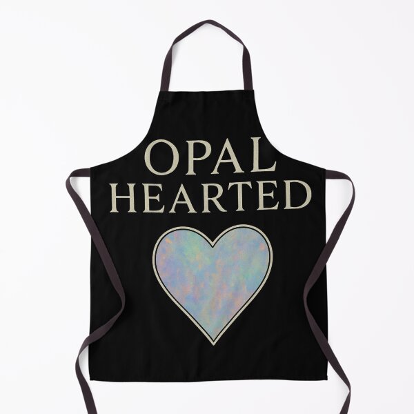 Item preview, Opal Hearted – Gothic Opal Heart Illustration designed and sold by Mouraludia.