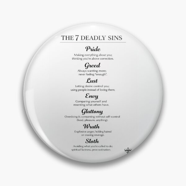 Item preview, 7 deadly sins  designed and sold by ocd_Jessica.