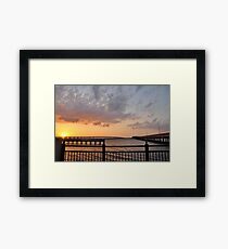 Charlotte Harbor at Sunset, As Is Framed Print