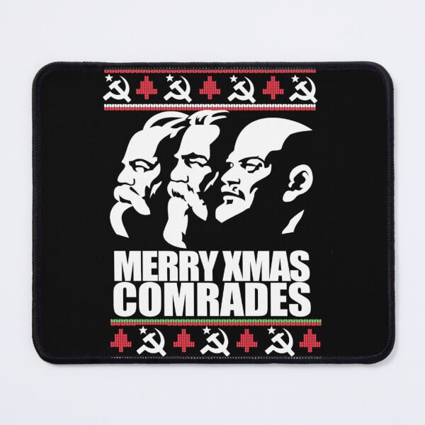 Item preview, Merry Xmas Comrades Funny Ugly Christmas Sweater Style Socialist Winter Art designed and sold by DunciOcukino.