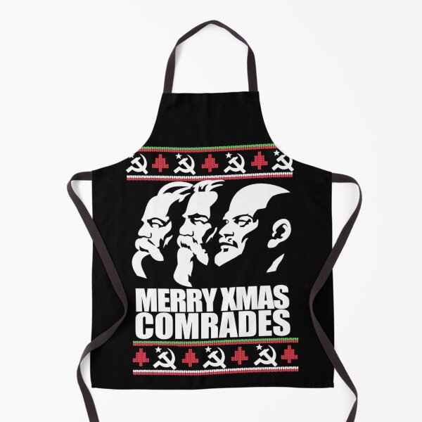 Item preview, Merry Xmas Comrades Funny Ugly Christmas Sweater Style Socialist Winter Art designed and sold by DunciOcukino.