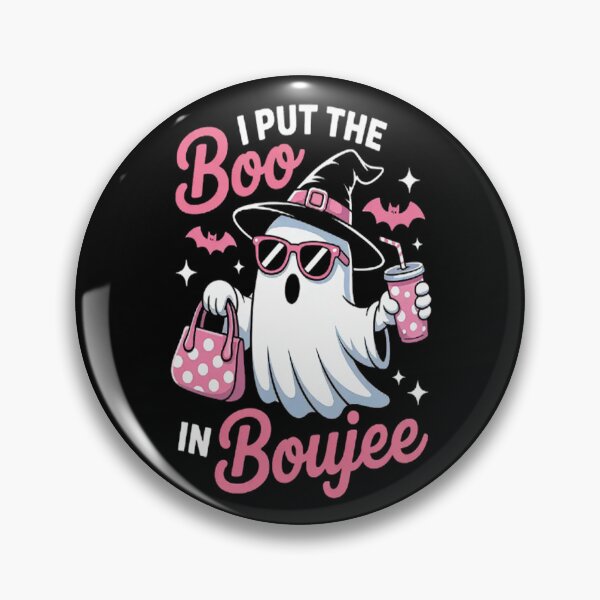 Item preview, Boujee Boo Jee Spooky Ghost Pink Halloween Pumpkin designed and sold by StuffNestie.