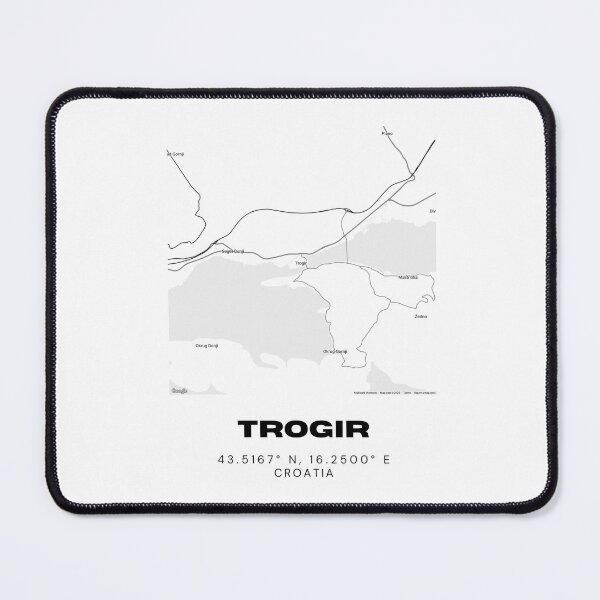 Item preview, Trogir Croatia Map Print | Minimalist Historic City Art | Travel Decor designed and sold by RM-Journey.