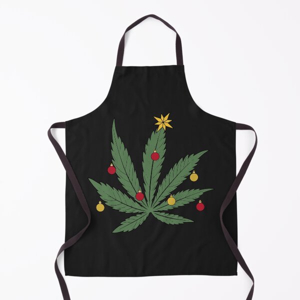 Item preview, Merry & High Christmas Weed Leaf designed and sold by Cannaxes Studio.