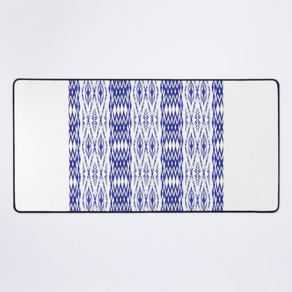 Item preview, Ethnic style pattern- wood- blue & white designed and sold by Sukjai@Design.