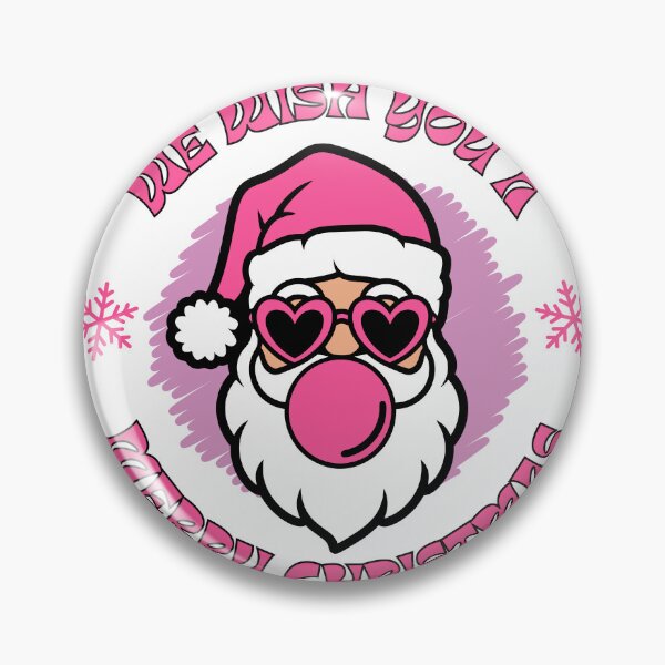 Item preview, Santa with Pink Heart Sunglasses designed and sold by Yuan Wen.