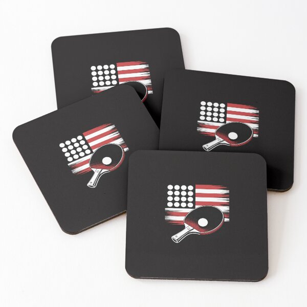 Item preview, Table Tennis Ping Pong Sports Usa Flag Women Kids Men designed and sold by banbopbii.