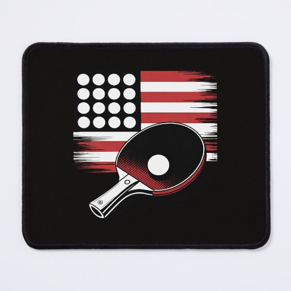 Item preview, Table Tennis Ping Pong Sports Usa Flag Women Kids Men designed and sold by banbopbii.