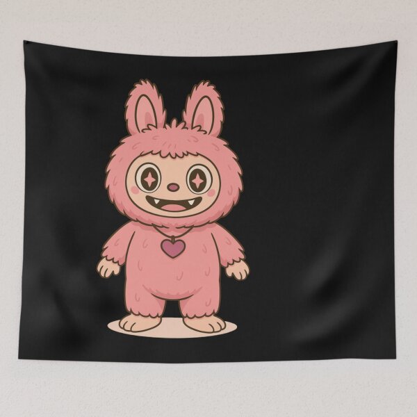 Item preview, Pink Bunny Creature Cute Halloween Monster designed and sold by NovaNeal.