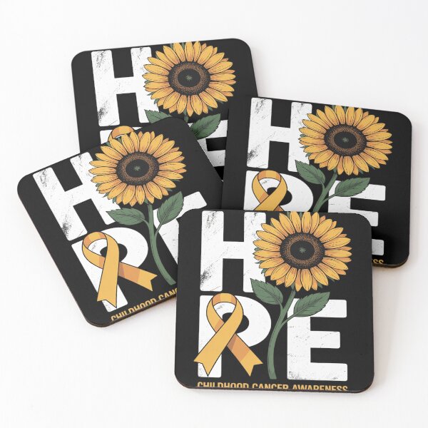 Item preview, Hope Sunflower Childhood Cancer Awareness designed and sold by LegendsArt75.