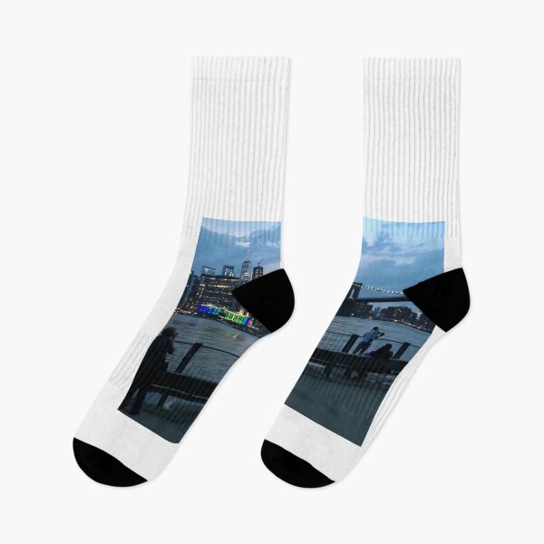 Item preview, Manhattan Bridge at Dusk designed and sold by CakenCoffeeCafe.