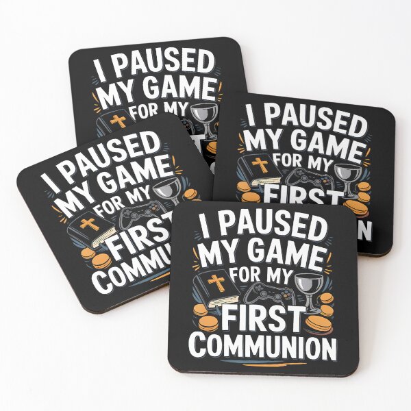 Item preview, I Paused My Game For My 1St Communion Video Game Controller designed and sold by markettathorn.