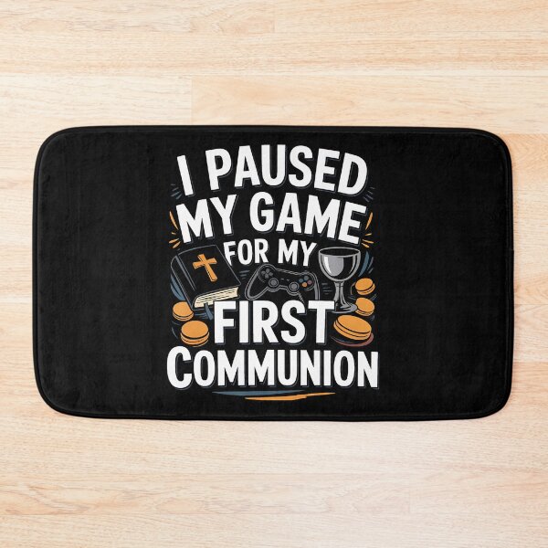 Item preview, I Paused My Game For My 1St Communion Video Game Controller designed and sold by markettathorn.