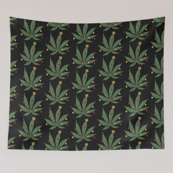 Item preview, Stoned for the Holidays Cannabis Leaf Pattern designed and sold by Cannaxes Studio.