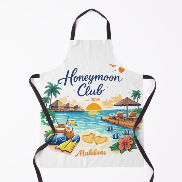 Item preview, Honeymoon Club Maldives – Sticker Style Travel Design (est. 2026) designed and sold by Memorph.