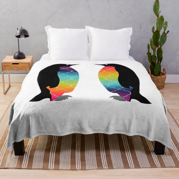 Item preview, Rainbow Penguin Couple Cute Pride Illustration designed and sold by taphoustwanda.