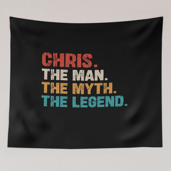 Item preview, Chris The Man The Myth The Legend - First Name Chris Gift designed and sold by kamalasyakila.