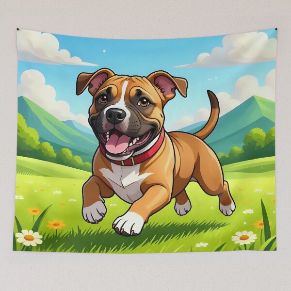 Item preview, Puppy dog playing in a field.  designed and sold by Nomad-Maynard.