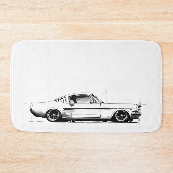 Item preview, 1965 Ford Mustang Fastback Sketch designed and sold by HoskingInd.