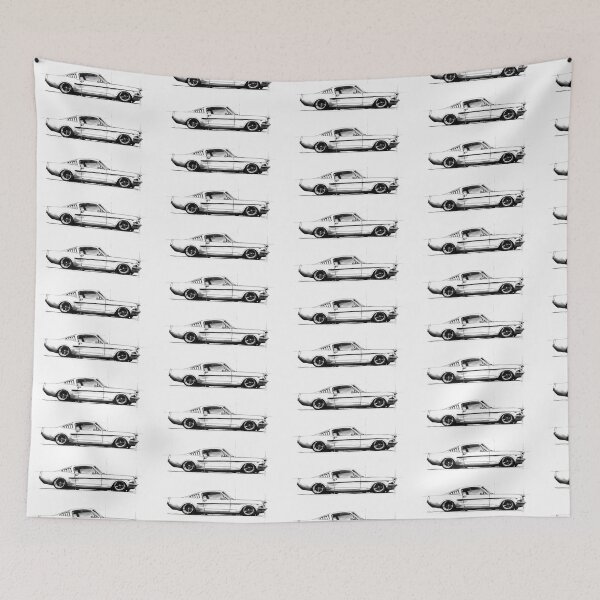 Item preview, 1965 Ford Mustang Fastback Sketch designed and sold by HoskingInd.