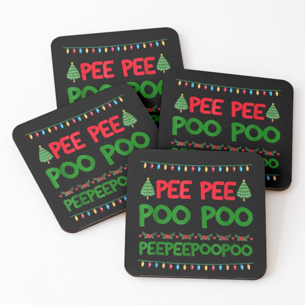 Item preview, Funny Pee Pee Poo Poo Ugly Christmas Sweater Style Holiday Humor designed and sold by Serene woods.