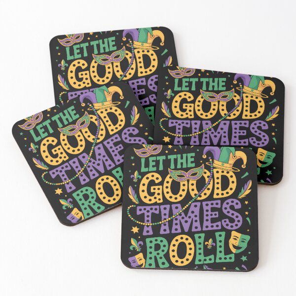 Item preview, Mardi Gras Let The Good Times Roll Quote Graphic designed and sold by RoyesButler.