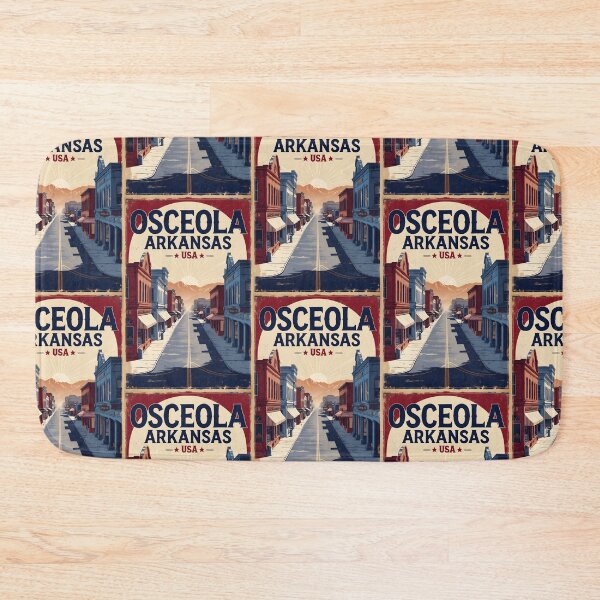 Item preview, Osceola Arkansas USA Vintage Travel Tourism  designed and sold by TravelersGems.