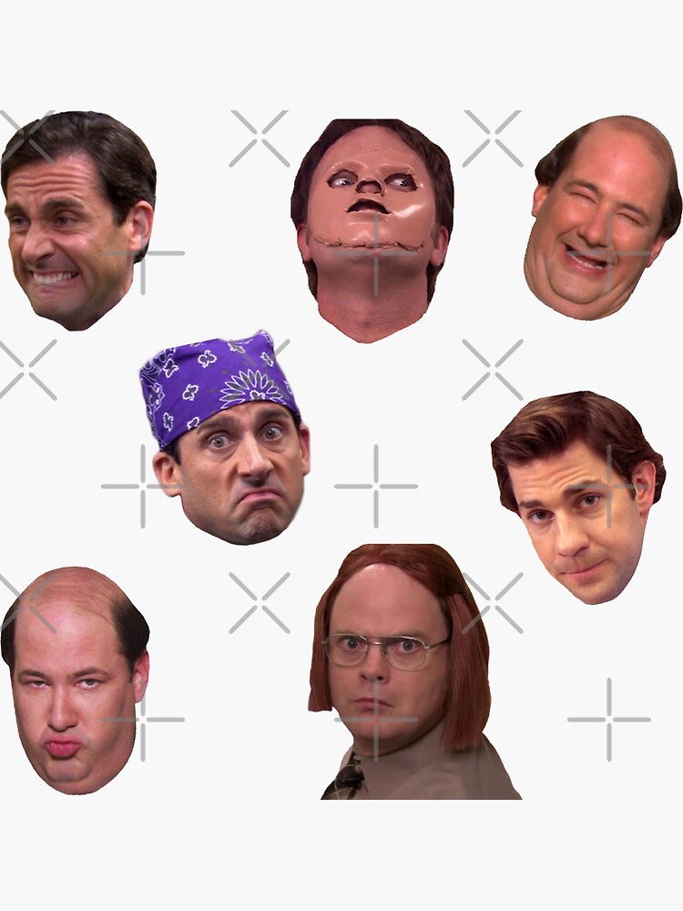 Das Office Faces Sticker Pack von abbyconnellyy