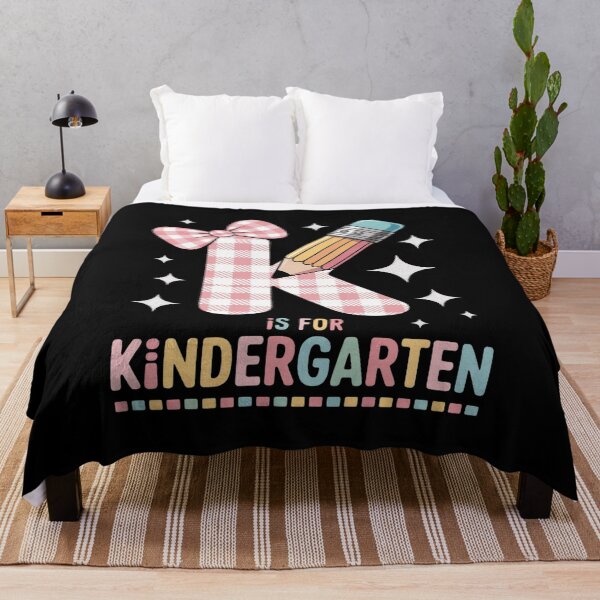Item preview, K Is For Kindergarten Teacher Coquette Bow Back to School designed and sold by Moxizz.