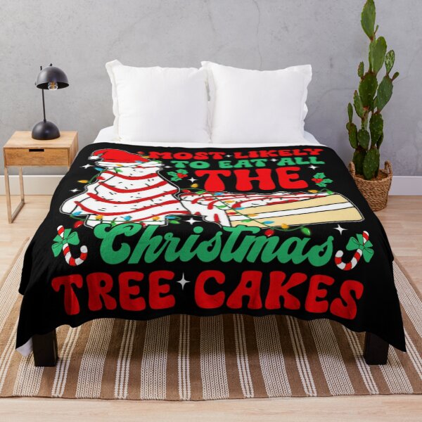 Item preview, Most Likely To Eat All The Christmas Tree Cakes Funny Holiday Foodie Humor designed and sold by Serene woods.