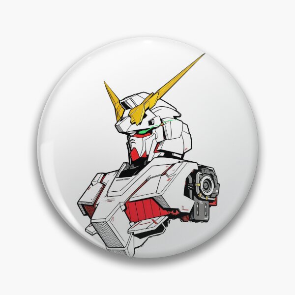 Item preview, full illustration vector unicorn Gundam art Digital Artwork full colour designed and sold by sabartgunpla.