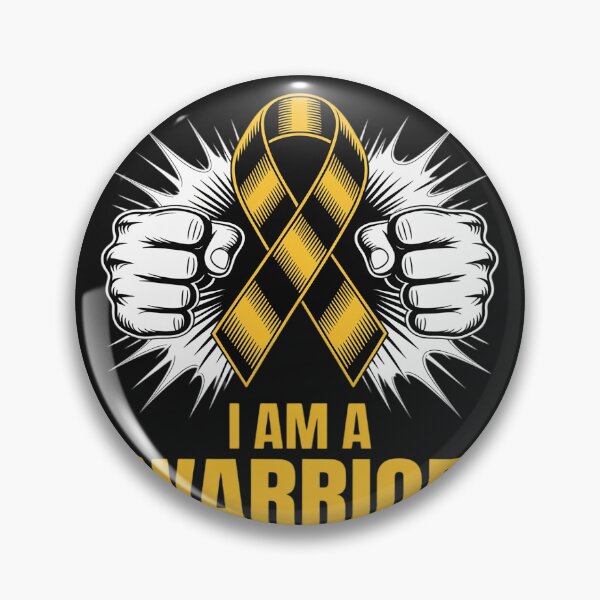 Item preview, I Am A Warrior - Childhood Cancer Awareness designed and sold by LegendsArt75.