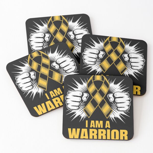 Item preview, I Am A Warrior - Childhood Cancer Awareness designed and sold by LegendsArt75.