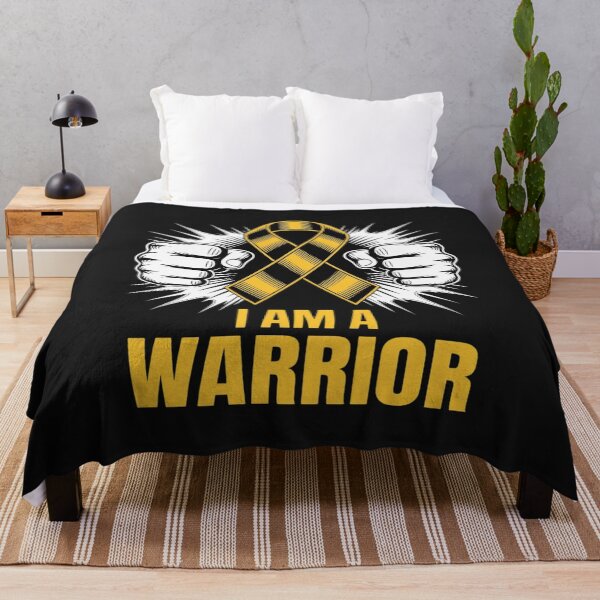Item preview, I Am A Warrior - Childhood Cancer Awareness designed and sold by LegendsArt75.