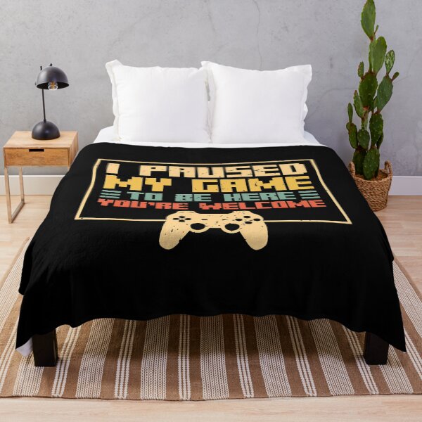 Item preview, I Paused My Game To Be Here n Boy Retro Video Gamer designed and sold by LunaDangelo.