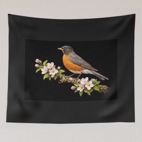 Item preview, American Robin – Herald of Spring designed and sold by TheJoyfulPen.