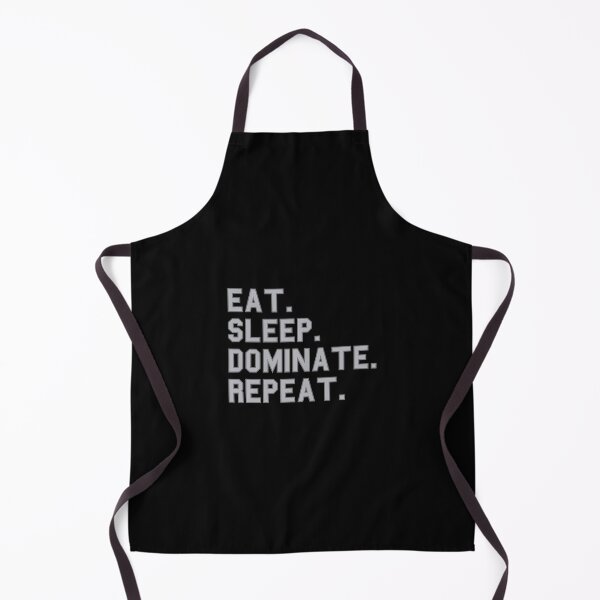 Item preview, Eat Sleep Dominate Repeat School Pride Funny Fan Gray designed and sold by vasserideiri.